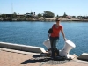 Carina with the Port River in background