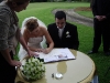 Signing the register